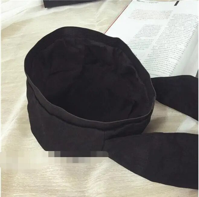 New 1 piece black Cute Berets Travel Phtoto Soft Fluff Rabbit Ear eye Hat Long Ear