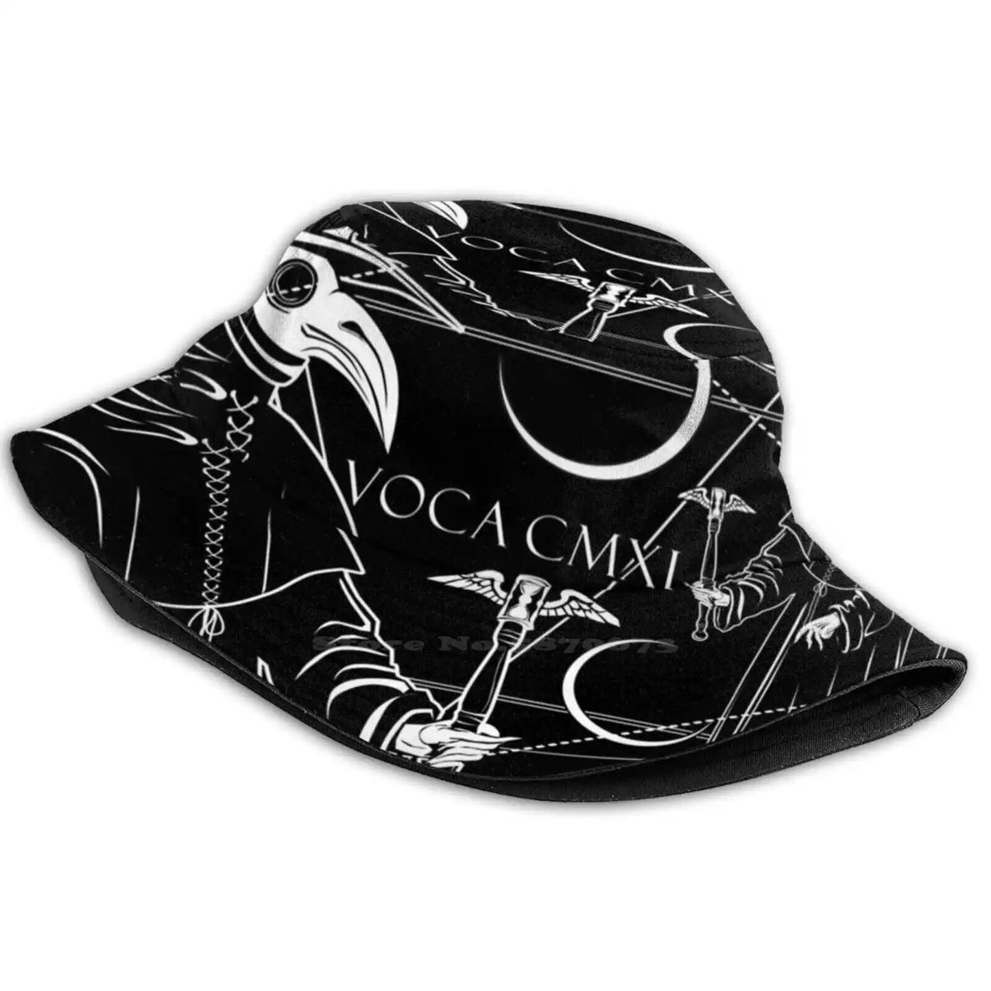 The Women Men Fisherman Hats Bucket Caps Horror The Plague Plague Bubonic Medicine Dark Art Macabre Goth Emo Gothic Creepy