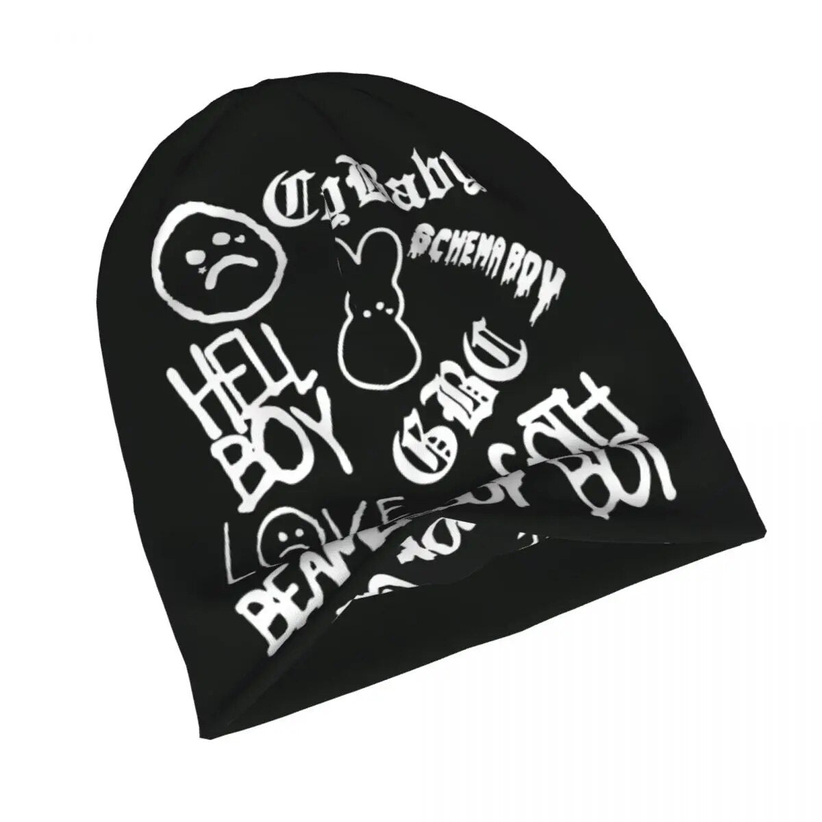 Lil Peep Emo Rap Goth Caps Hip Hop Unisex Outdoor Skullies Beanies Hat Spring Warm Thermal Elastic Bonnet Knitting Hats